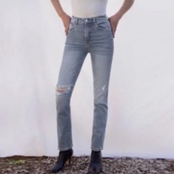 Reformation Palermo Destroyed Jeans Size 24 EUC - Picture 1 of 14